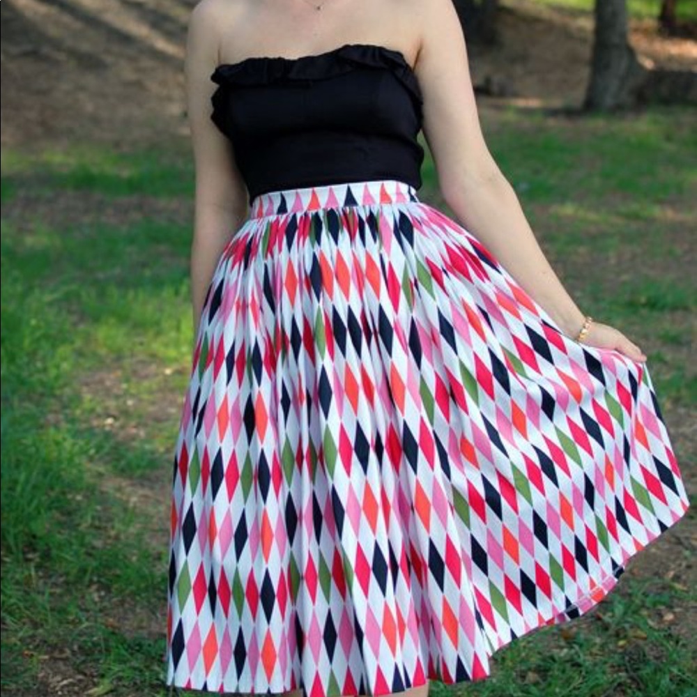 harlequin skirt